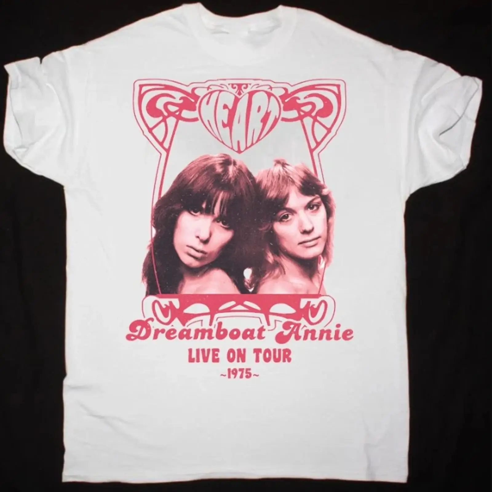 Women'S Fashion Of The 70S - Kaus Heart Band Dreamboat Annie Tour