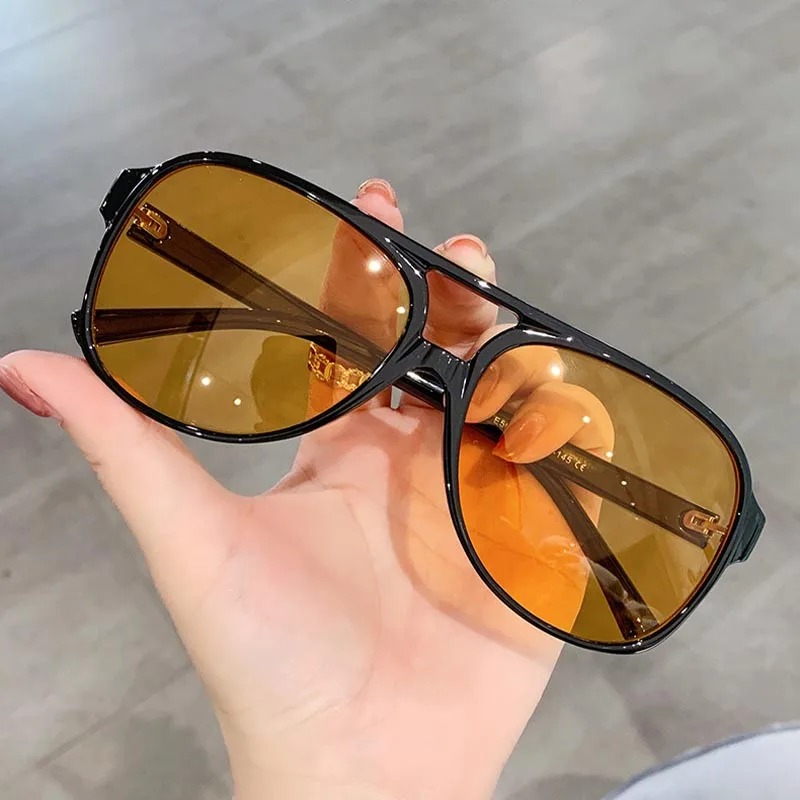 Women'S Fashion Eyeglass Frames - Kacamata Hitam Retro untuk Pria Wanita