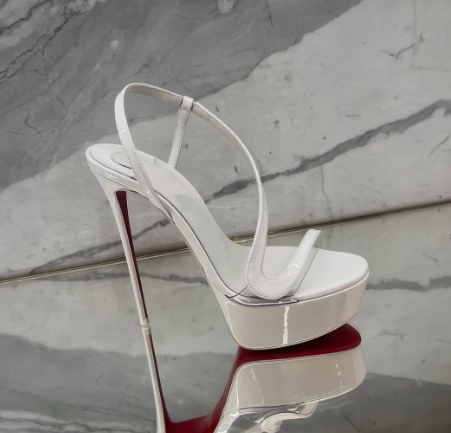 Women'S Fashion Designer Clothes - Sandal platform stiletto kulit metalik seksi