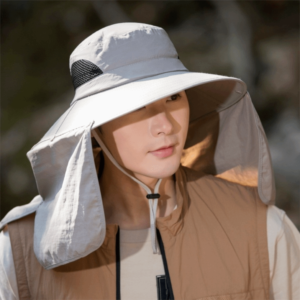 Women Fashion Hats - Topi Matahari Pria Bahan Kain Modis,