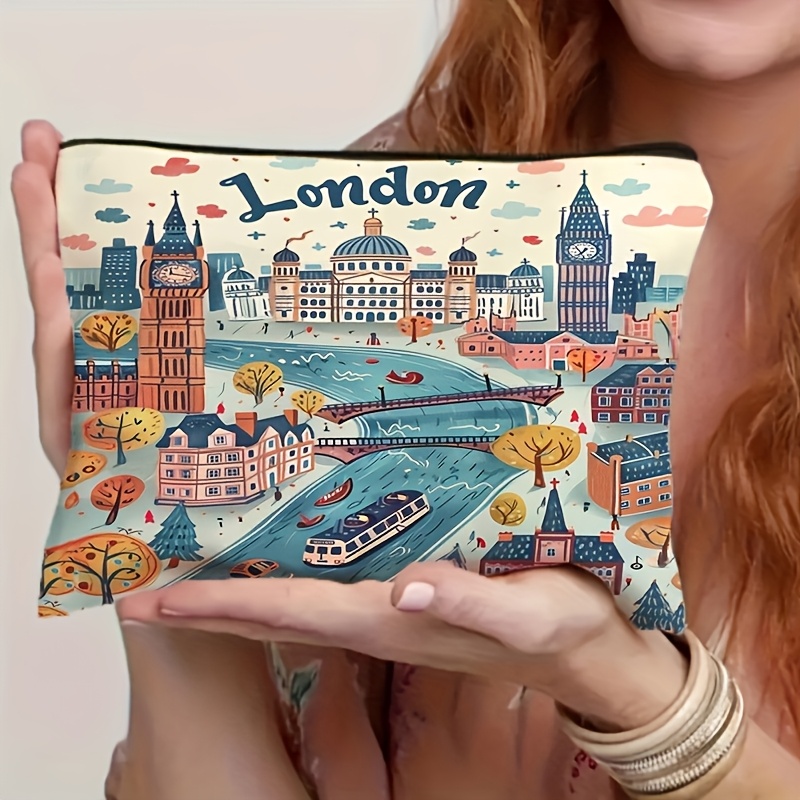 Women'S Fashion London - Tas Perlengkapan Mandi Wanita Berkapasitas Besar