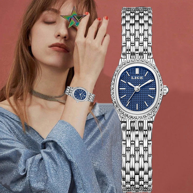 Fashion Women Watch - LIGE Jam Tangan Wanita Kuarsa Mewah