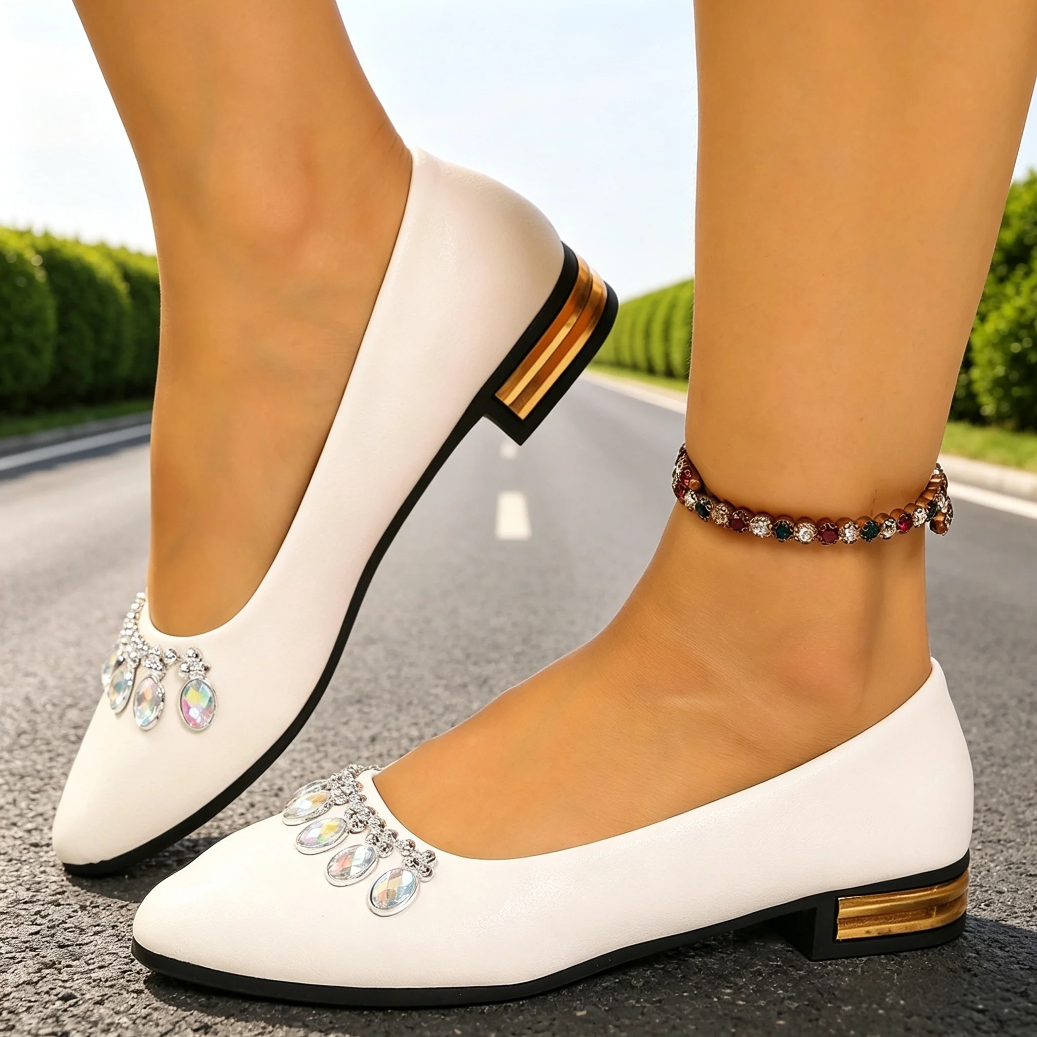 Women'S Fashion Day - Sepatu Balet Wanita Model Pointed Toe,