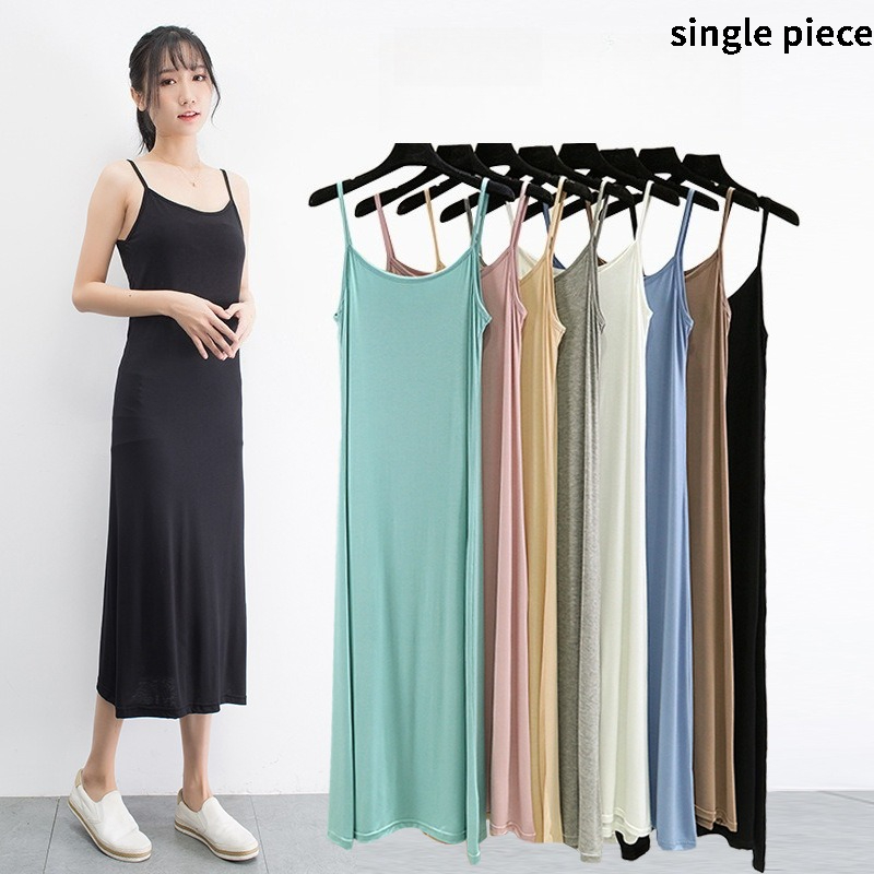 Women'S Fashion Line - Gaun Vest Modal untuk Wanita, Pakaian