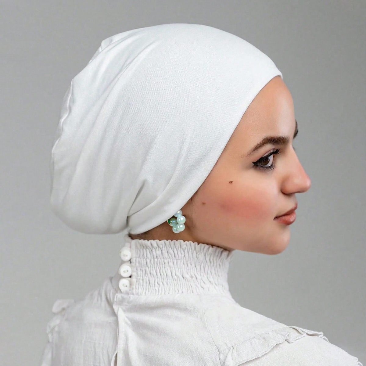 Women Fashion Hats - Hijab Jersey Katun Modal Hangat untuk