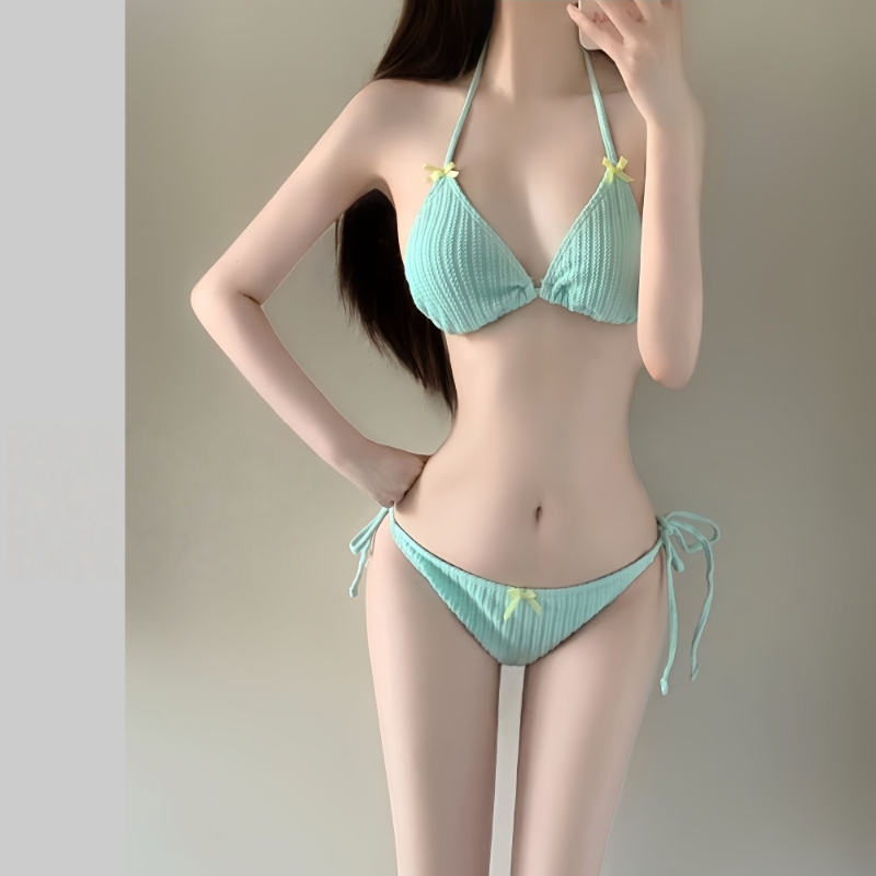 Women Fashion Korean - Set Bikini Lengan Panjang Wanita Musim