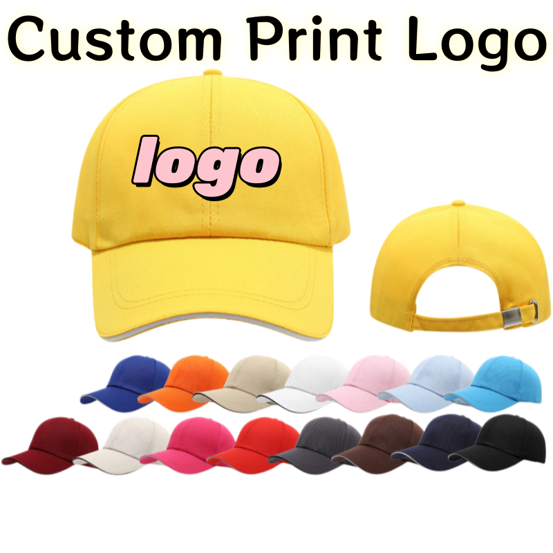 Women Fashion Hats - Topi Baseball Enam Panel Berbahan Katun