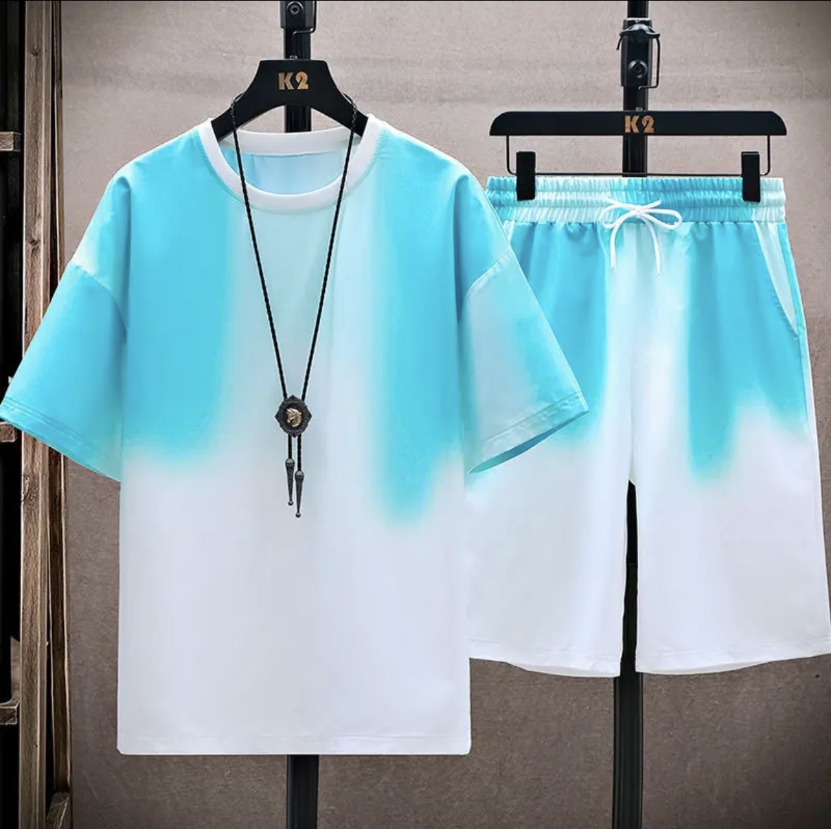 Women Fashion Korean - Setelan sutra es musim panas terlaris