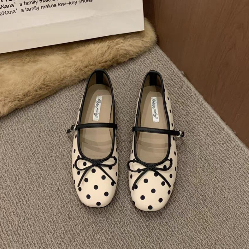 Sepatu Flat Desainer Pita Moti - Women'S Fashion Designer Clothes ulasan dan harga