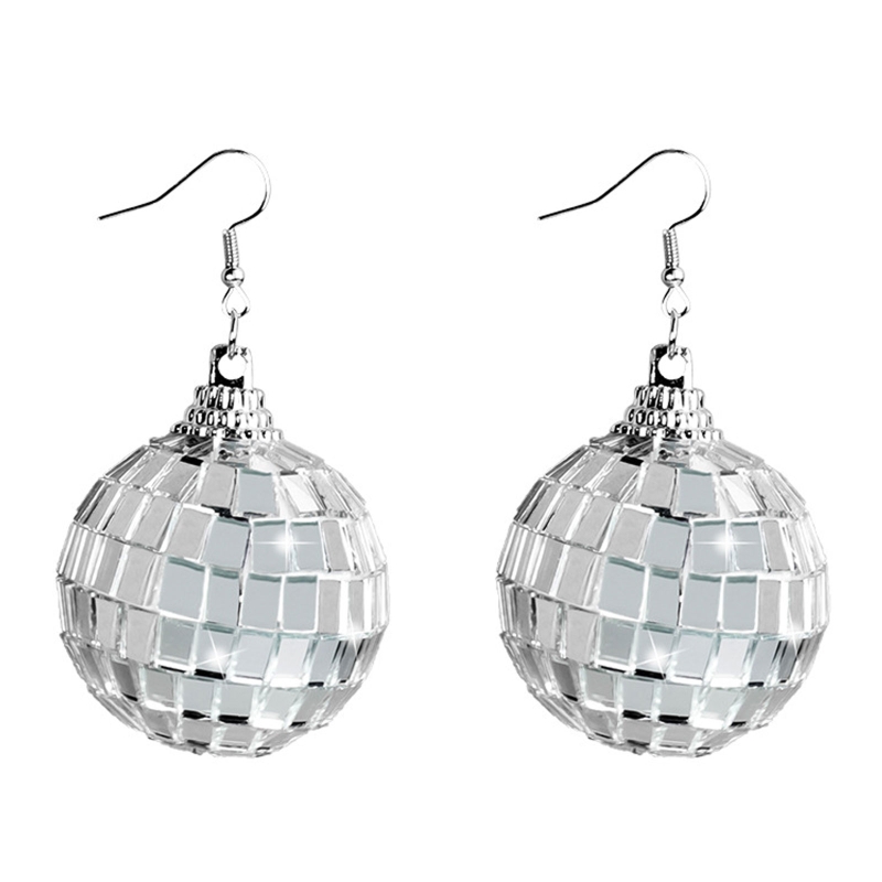 31BB Anting Bola Disko Anting  - Women'S Fashion Of The 70S ulasan dan harga