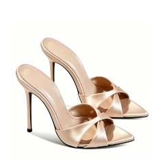 Sepatu Hak Tinggi Satin Berwar - Women'S Fashion Underwear ulasan dan harga