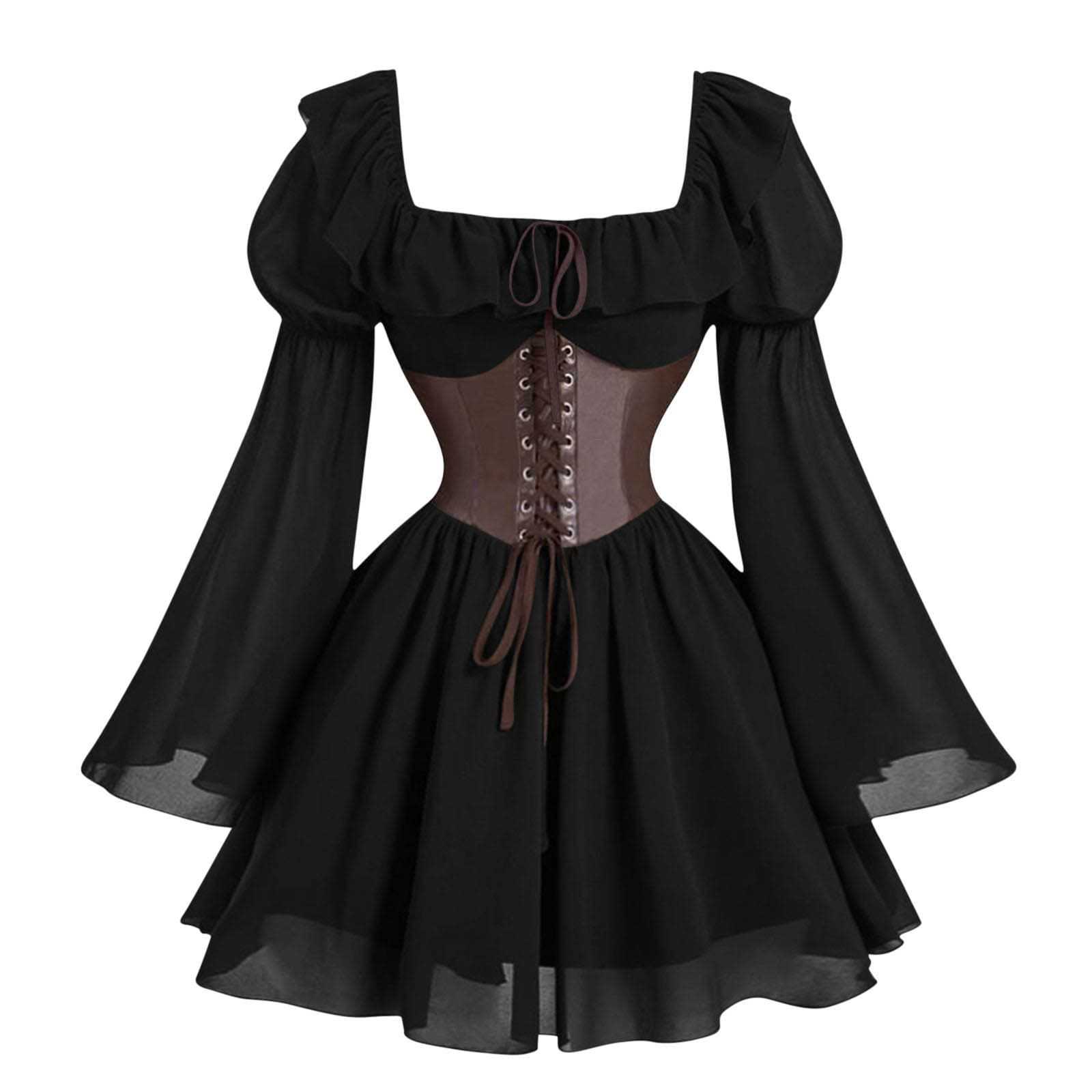 Gaun Wanita Lengan Panjang Mod - Women'S Fashion Renaissance Period ulasan dan harga