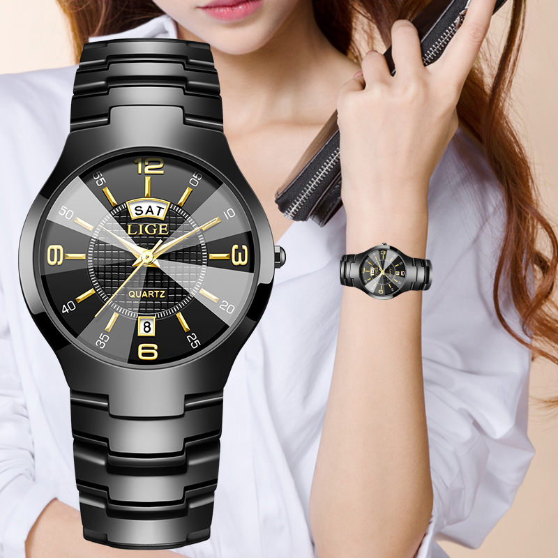 LIGE Jam Tangan Wanita Elegan  - Fashion Women Watch ulasan dan harga