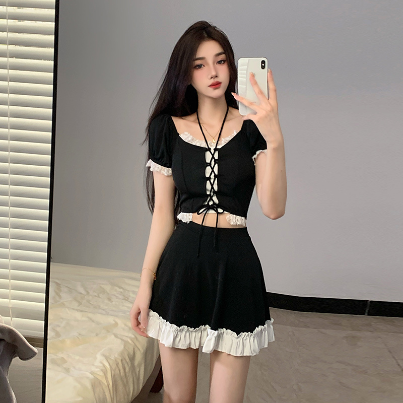 Baju Renang Wanita Dua Potong  - Women Fashion Korean ulasan dan harga