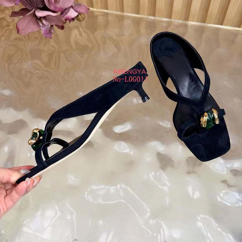 Sandal Suede Musim Panas 2026  - Women'S Fashion Designer Clothes ulasan dan harga