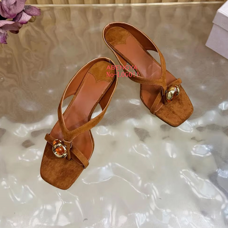 Sandal Suede Musim Panas 2026  - Women'S Fashion Designer Clothes ulasan dan harga