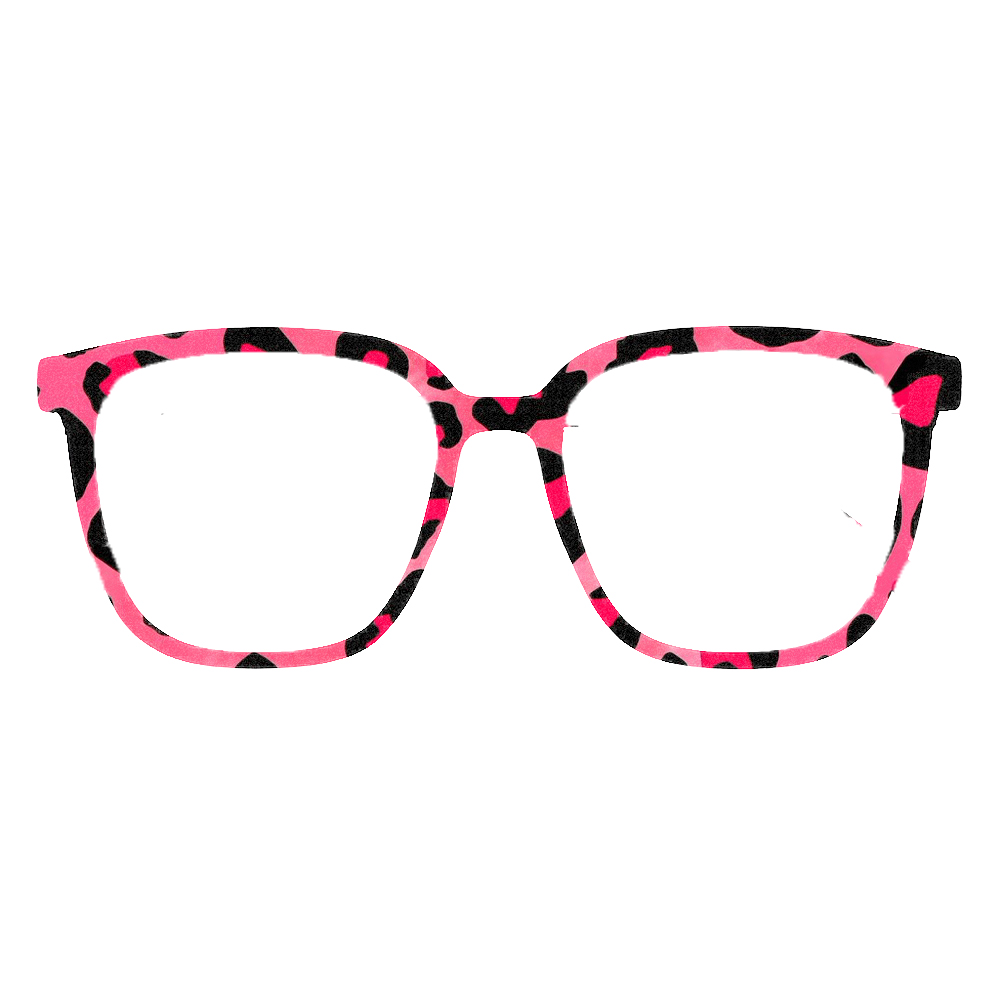 Bingkai Kacamata Persegi Motif - Women'S Fashion Eyeglass Frames ulasan dan harga