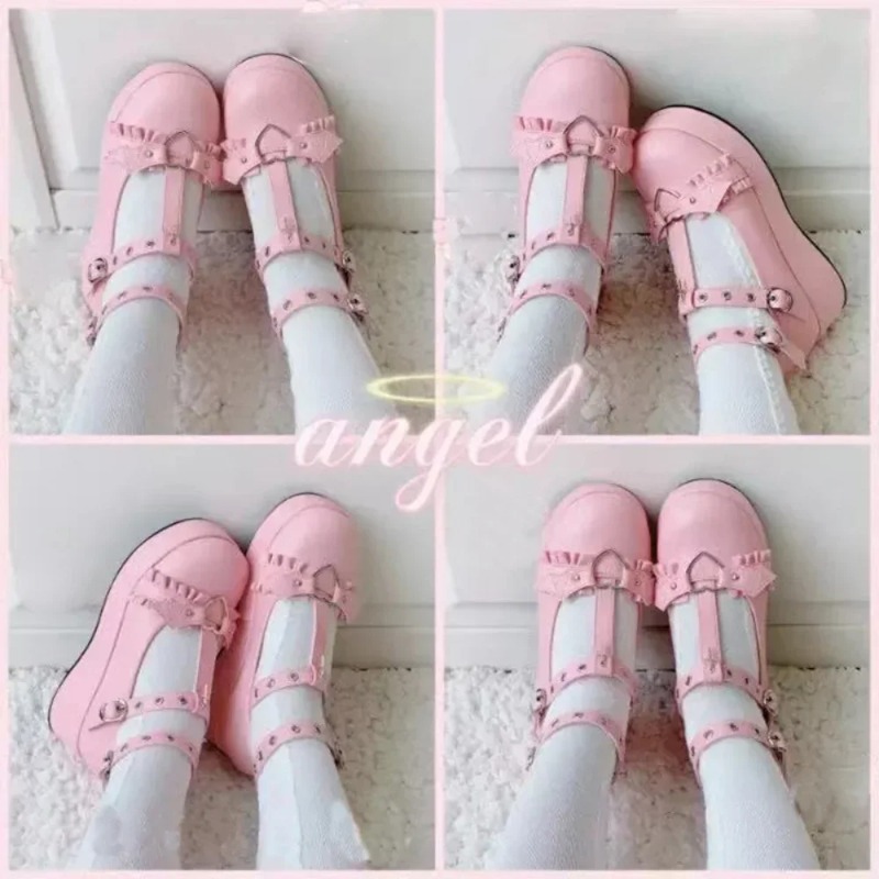 Sepatu Mary Janes Wedges Gespe - Women'S Fashion Day ulasan dan harga