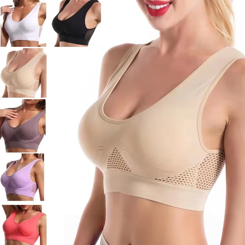 Bra Olahraga Wanita Ukuran Bes - Bra Top Seamless ulasan dan harga
