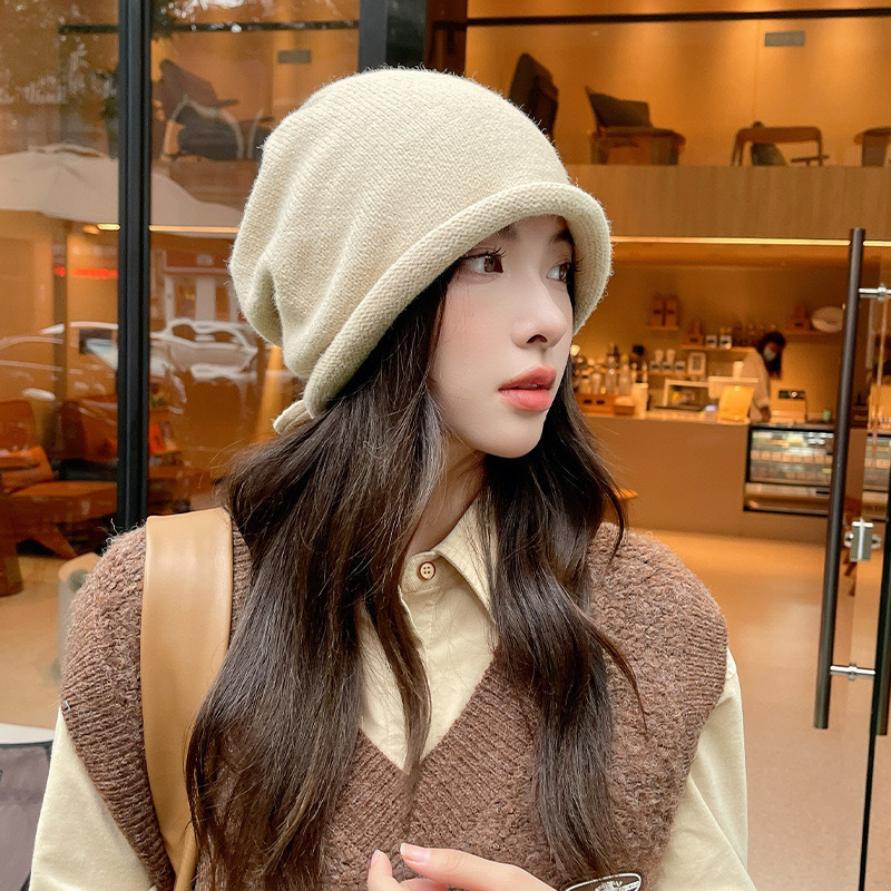 Topi Rajut Wanita Musim Dingin - Women Fashion Hats ulasan dan harga