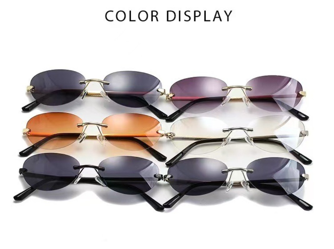 Kacamata Hitam Oval Tanpa Bing - Women'S Fashion Eyeglass Frames ulasan dan harga