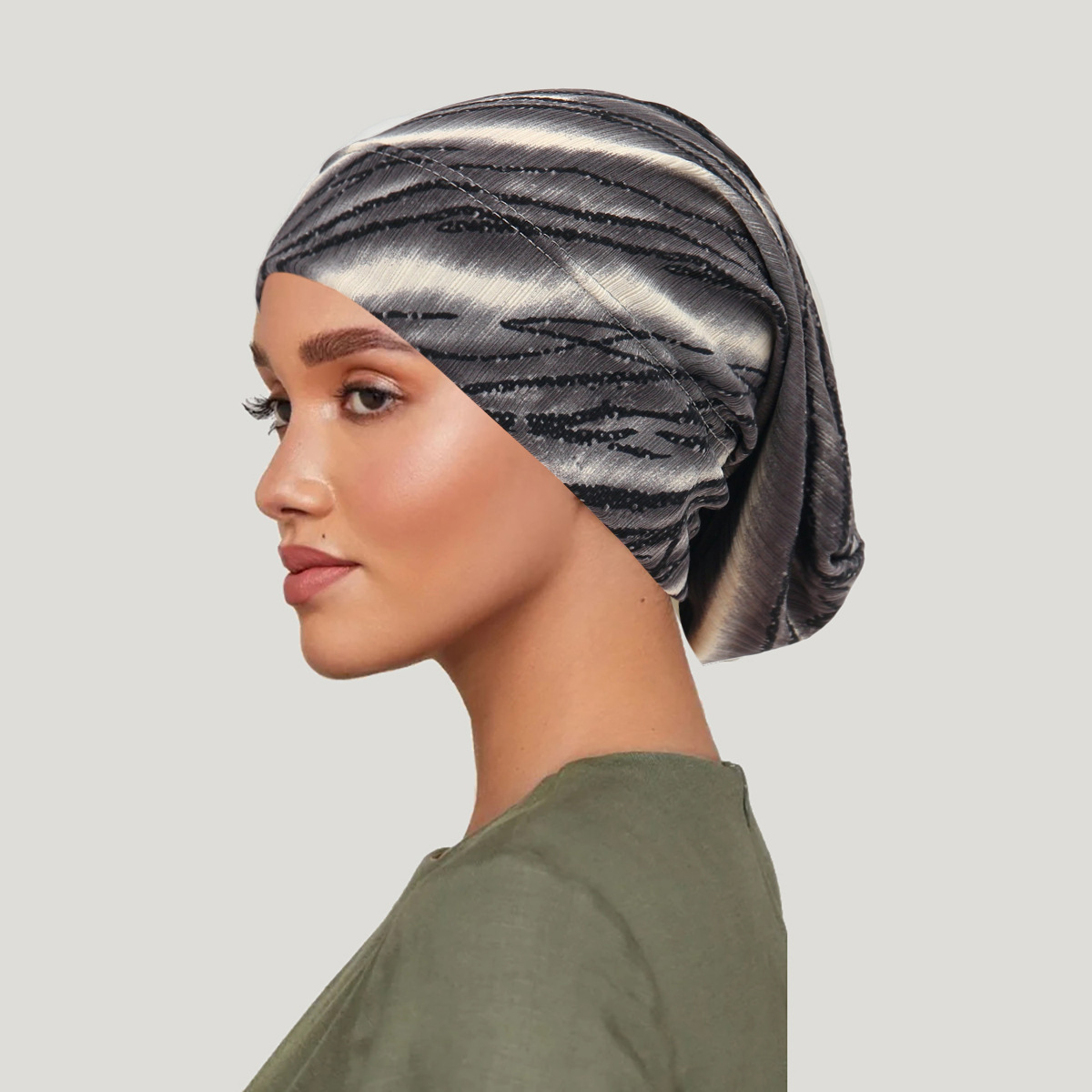 Topi Penutup Rambut Tie-dye Ba - Women Fashion Hats ulasan dan harga