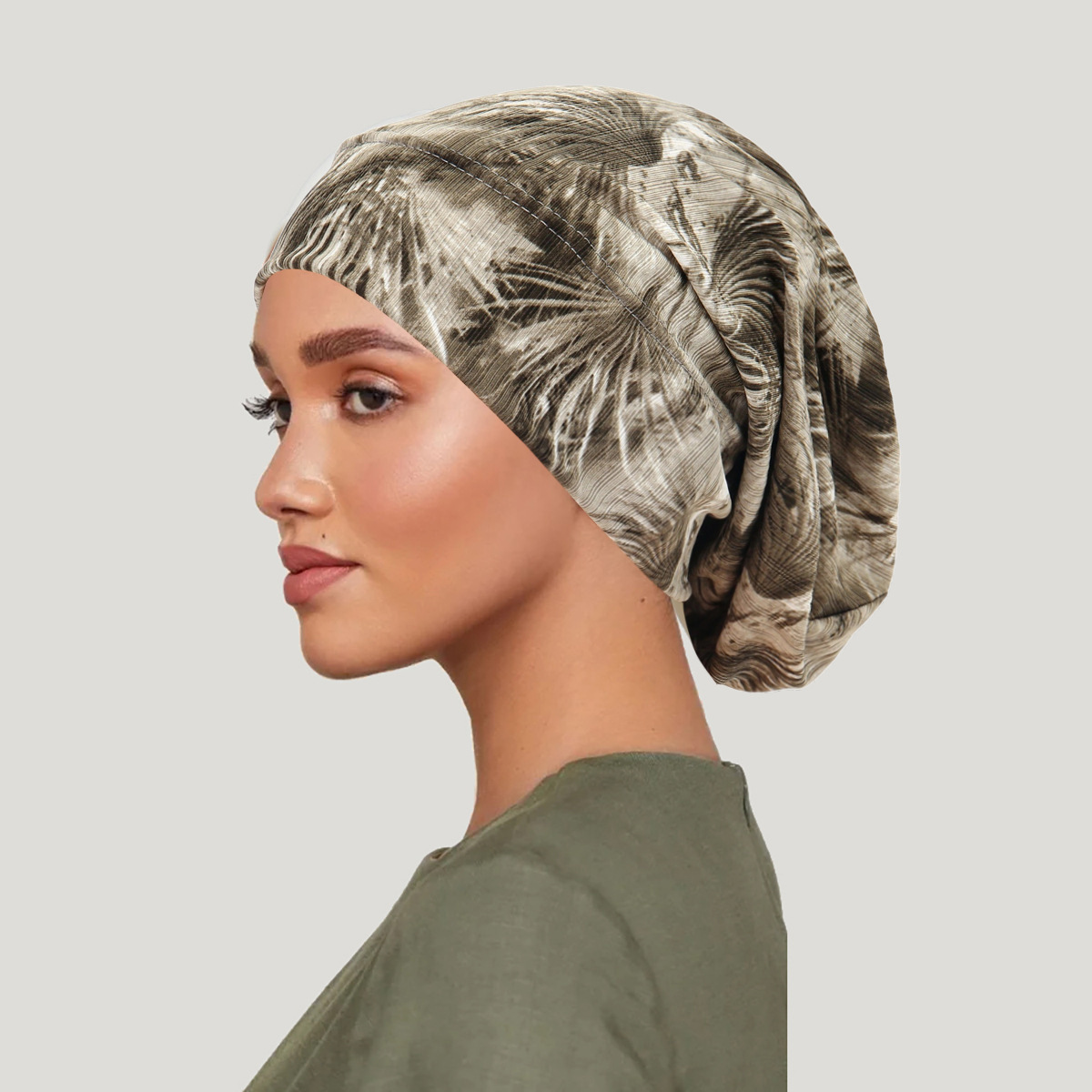 Topi Penutup Rambut Tie-dye Ba - Women Fashion Hats ulasan dan harga