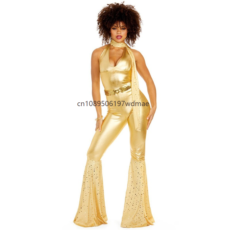 Kostum Disko Retro 70-an, Kost - Women'S Fashion Of The 70S ulasan dan harga