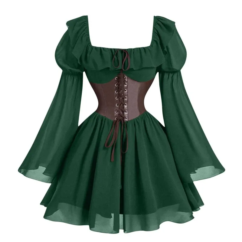Gaun Wanita Lengan Panjang Ber - Women'S Fashion Renaissance Period ulasan dan harga