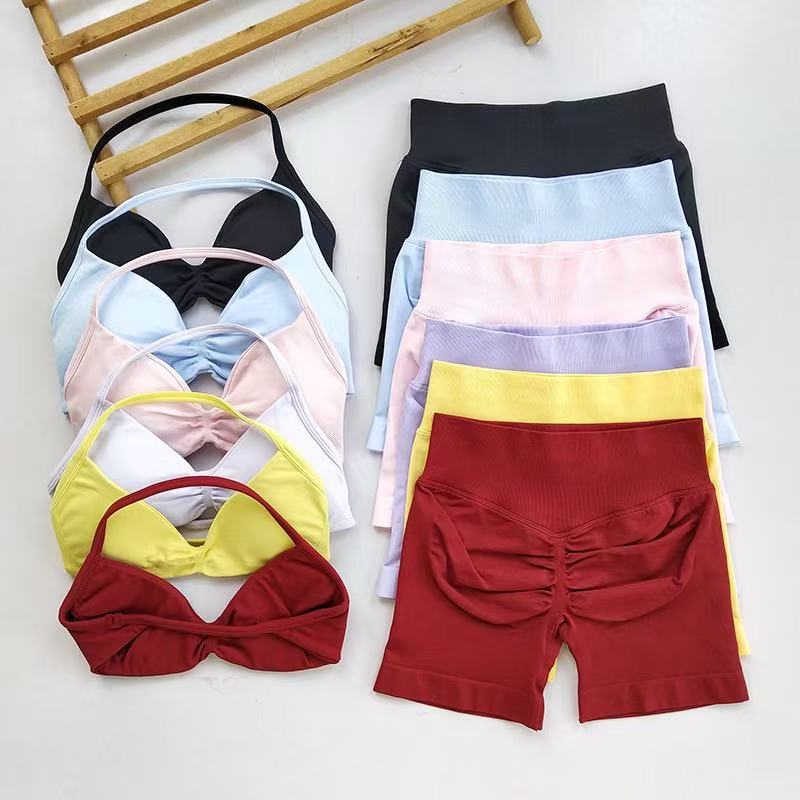 HISTELLO Set Olahraga Wanita,  - Bra Top Seamless ulasan dan harga