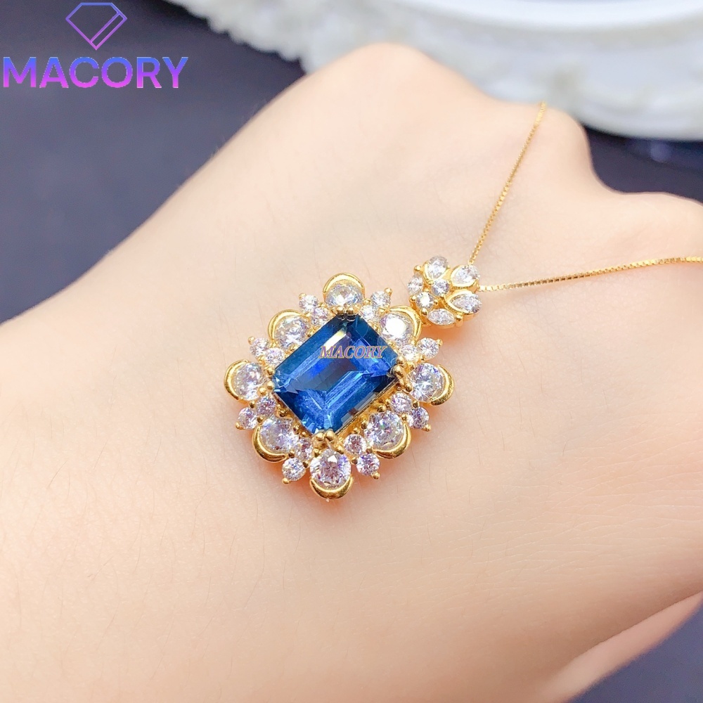 Kalung Liontin Topaz Biru Lond - Women'S Fashion London ulasan dan harga