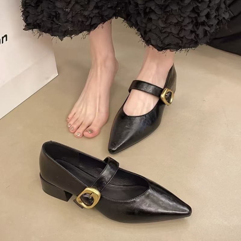 Sepatu wanita hak rendah berba - Women'S Fashion Spring 2025 ulasan dan harga