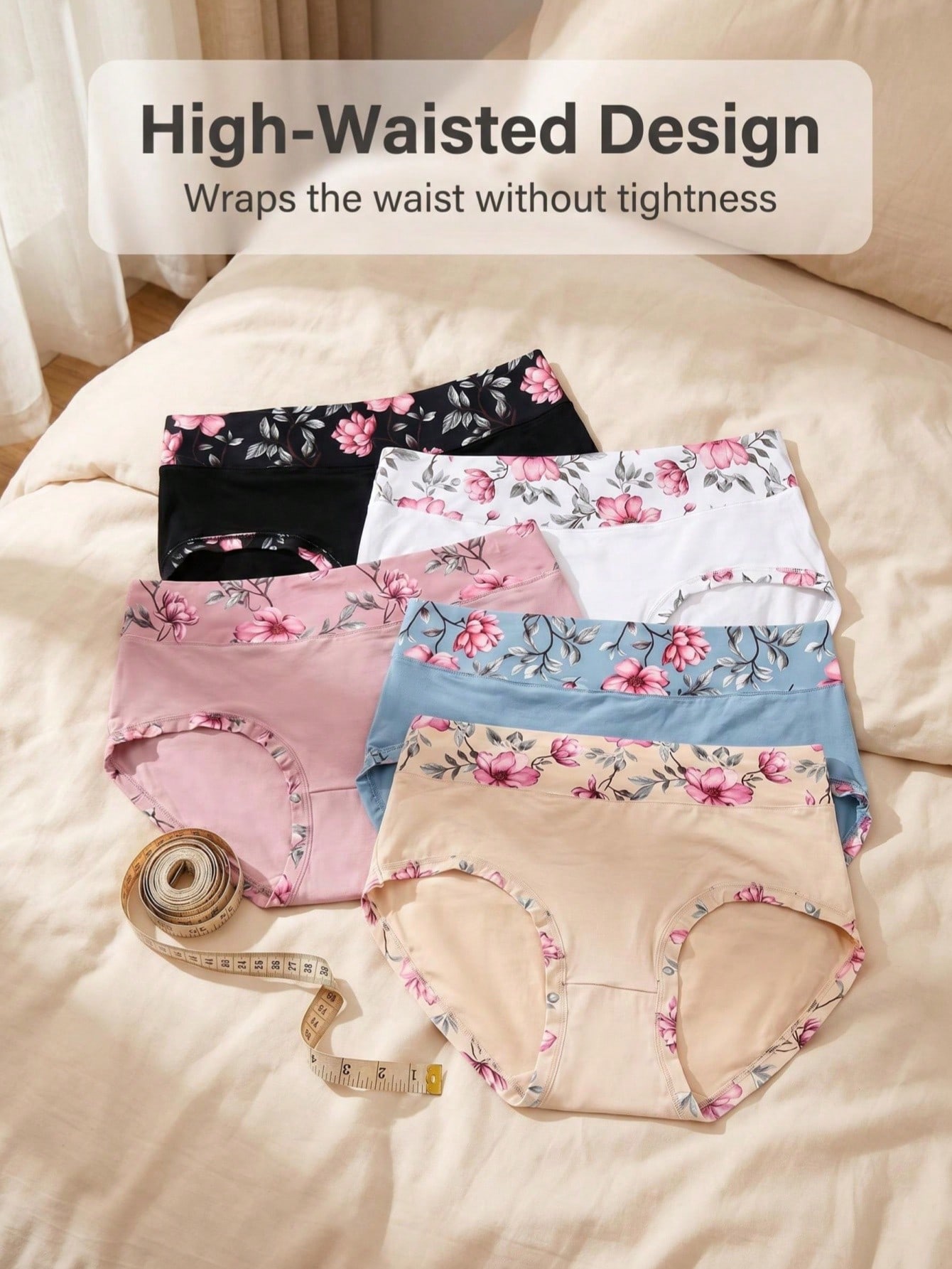 5PCS Celana Dalam Wanita Ukura - Women'S Fashion Underwear ulasan dan harga