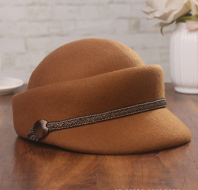 Topi Baret Hitam Wanita Pria M - Women Fashion Hats ulasan dan harga