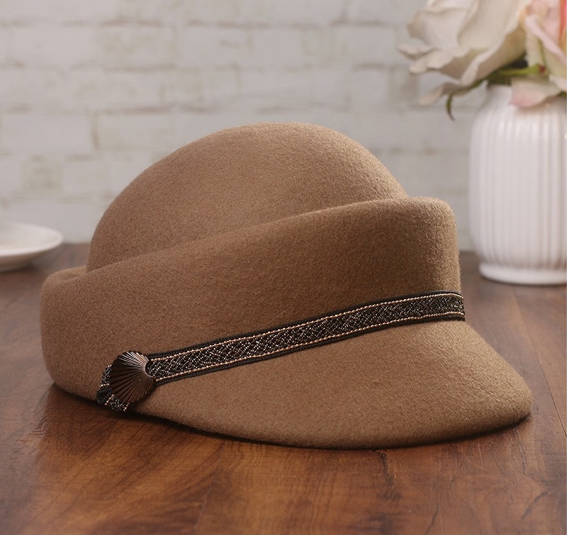 Topi Baret Hitam Wanita Pria M - Women Fashion Hats ulasan dan harga