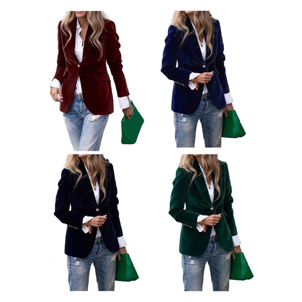 Jas Tuxedo Wanita Ukuran Besar - Velvet Blazer Women ulasan dan harga
