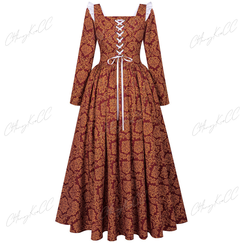Gaun Wanita Lengan Panjang Gay - Women'S Fashion Renaissance Period ulasan dan harga