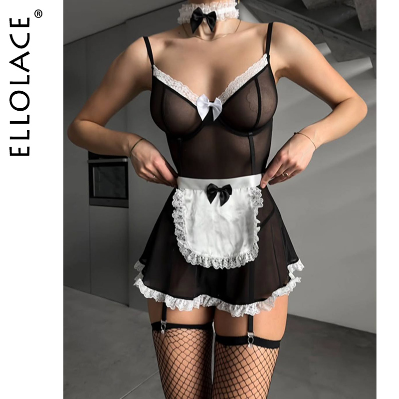 Ellolace Cosplay Set Lingerie  - Women'S Fashion Line ulasan dan harga