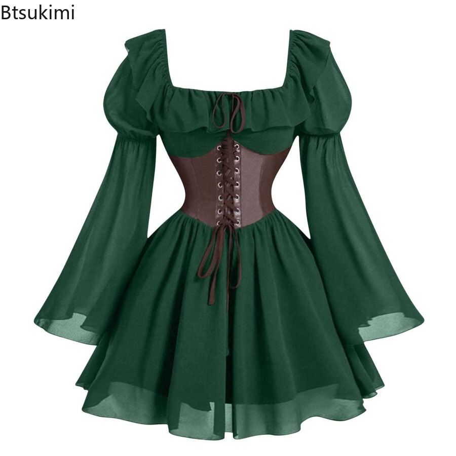 Gaun Abad Pertengahan Periode  - Women'S Fashion Renaissance Period ulasan dan harga