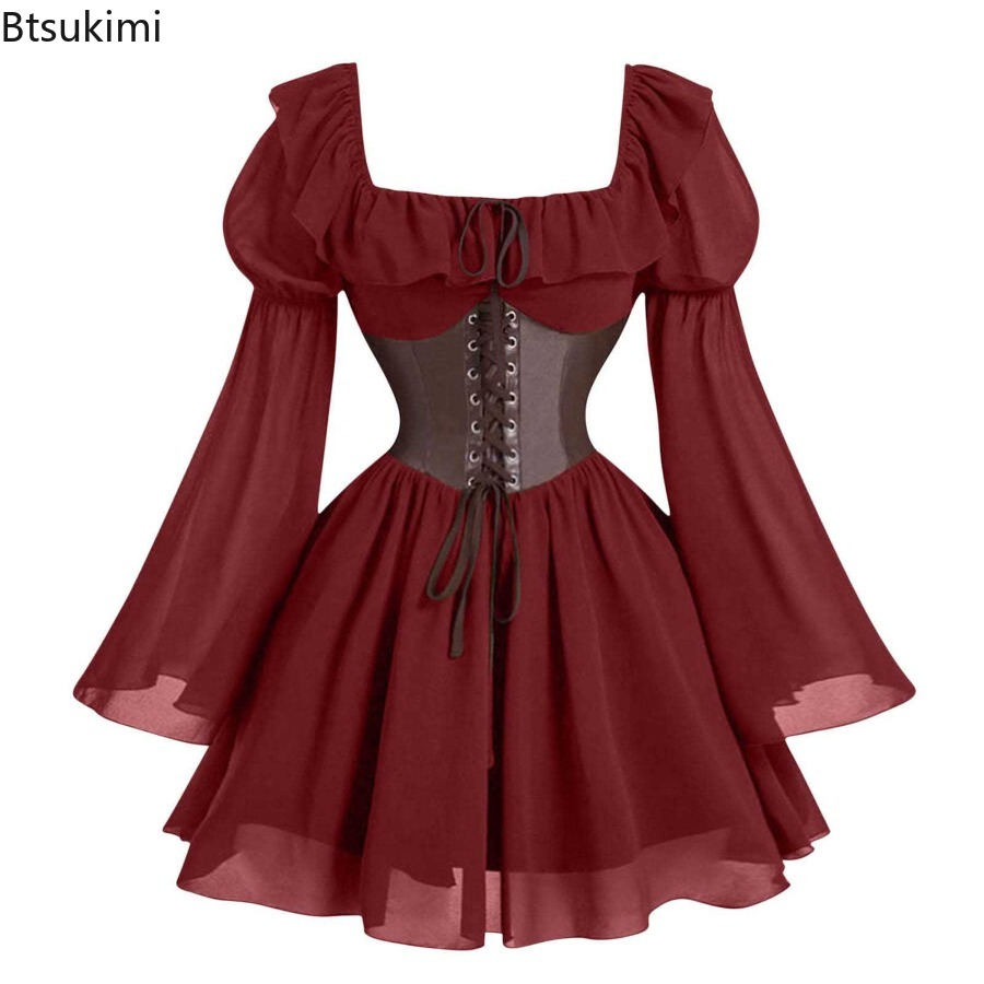 Gaun Abad Pertengahan Periode  - Women'S Fashion Renaissance Period ulasan dan harga