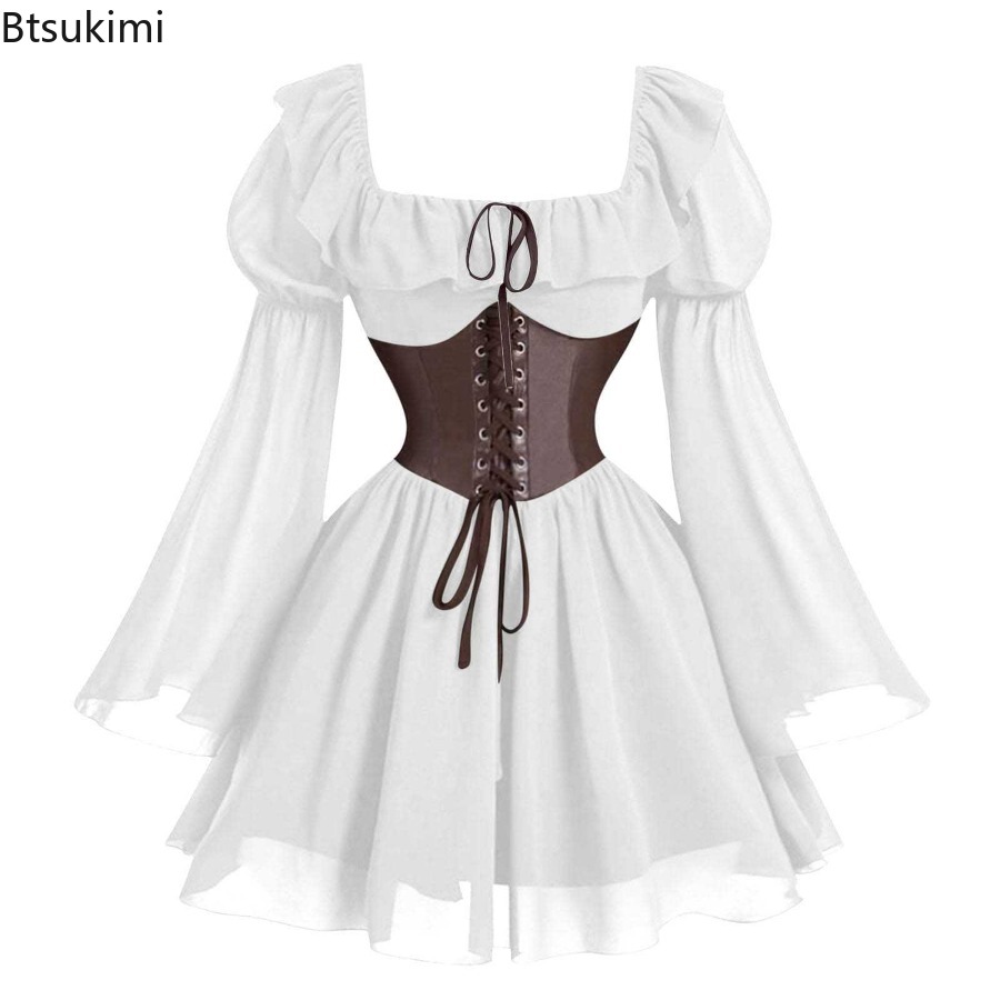 Gaun Abad Pertengahan Periode  - Women'S Fashion Renaissance Period ulasan dan harga