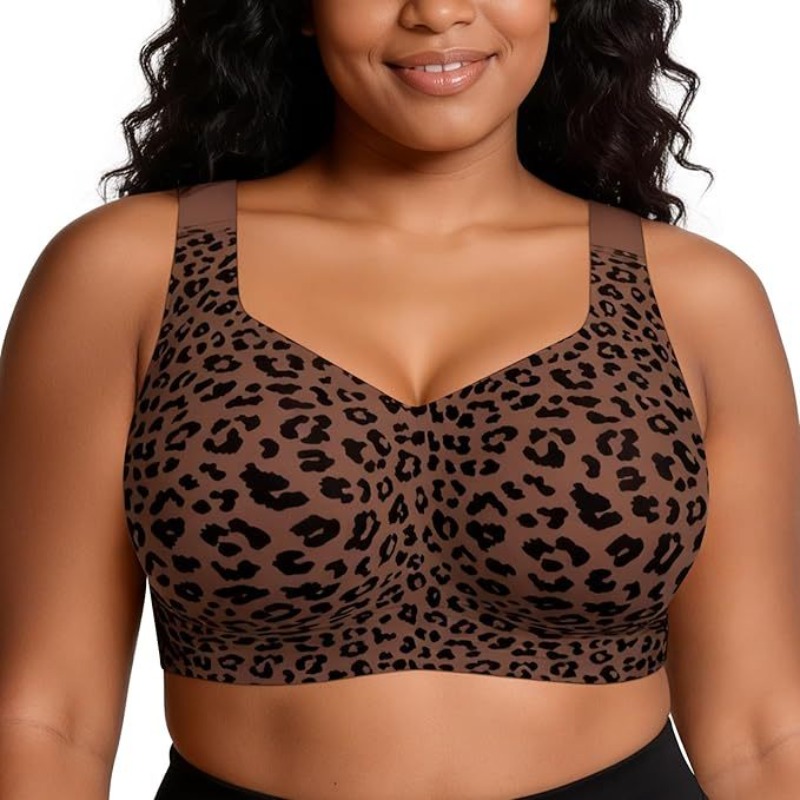 Leopard Jelly Bras Tanpa Kawat - Bra Top Seamless ulasan dan harga
