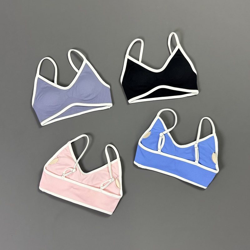Bra Yoga Wanita Contrastline V - Bra Top Seamless ulasan dan harga