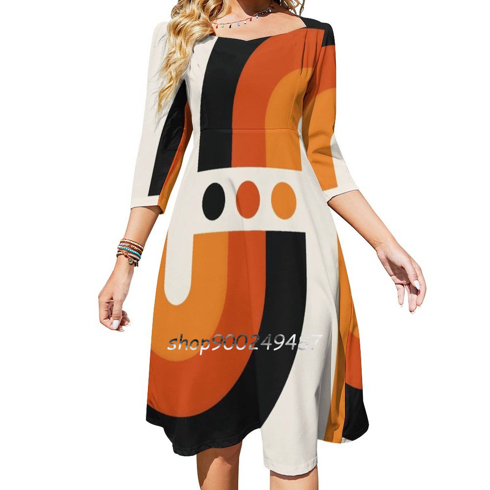 Gaun Lebar Pelangi Matahari Te - Women'S Fashion Of The 70S ulasan dan harga