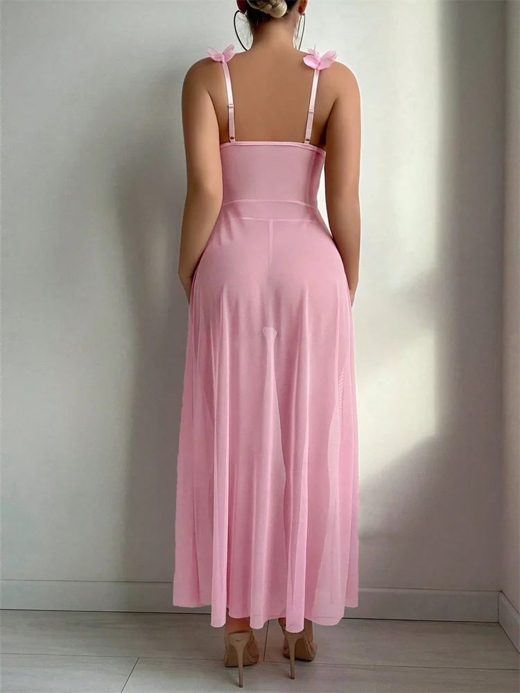 Gaun Tidur Transparan Berenda  - Women'S Fashion Line ulasan dan harga