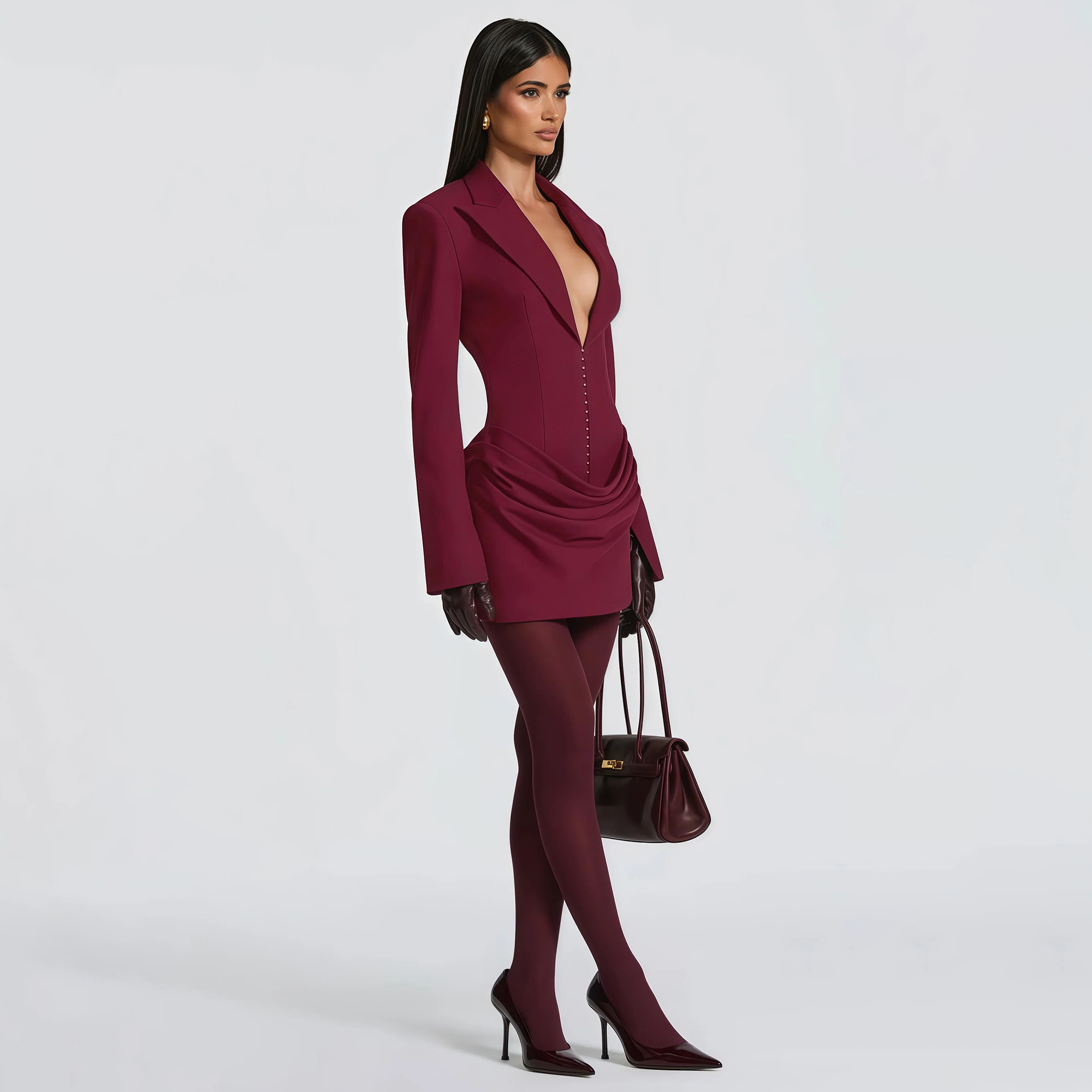 Gaun Mini Warna Solid NOVA Fas - Women'S Fashion Nova Dresses ulasan dan harga