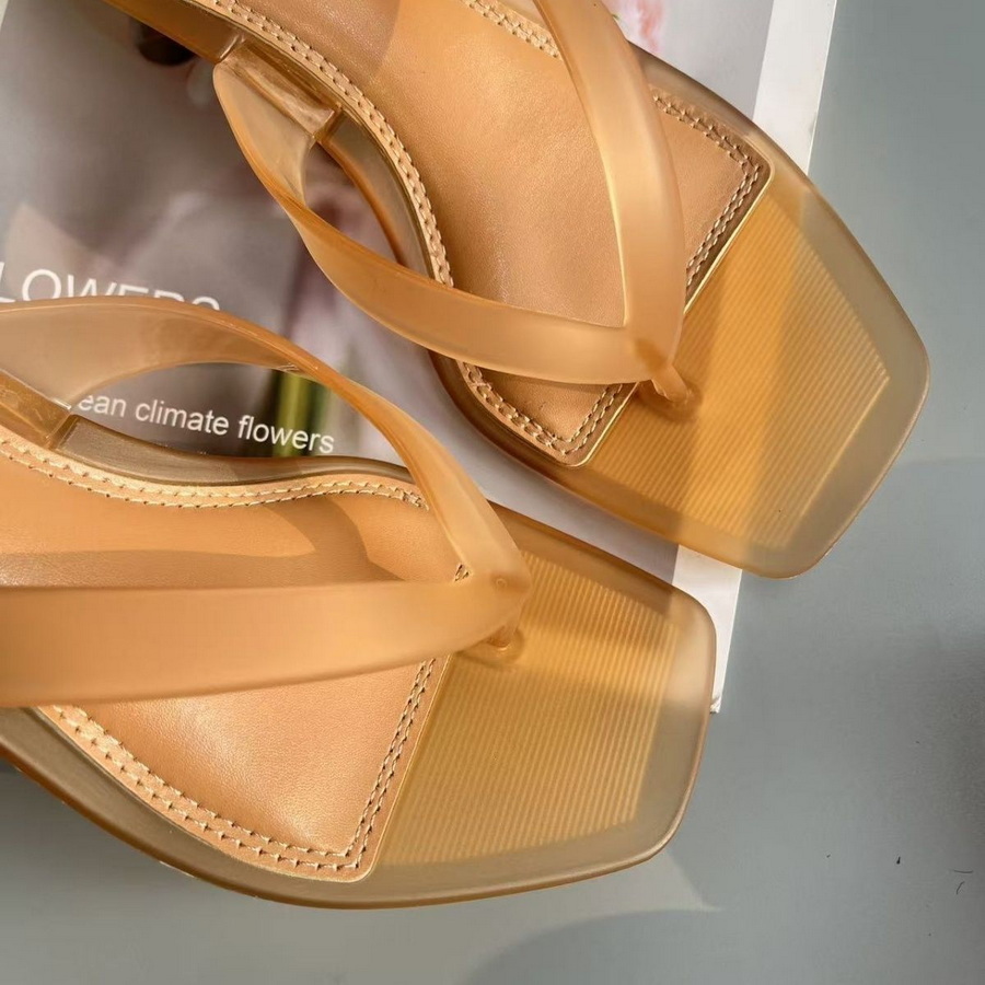 Sandal Thong PVC Hijau Zaitun  - Women Fashion Korean ulasan dan harga