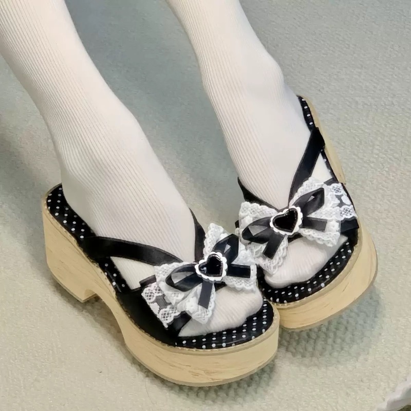 Sandal Platform Tebal Motif Ka - Women'S Fashion Line ulasan dan harga