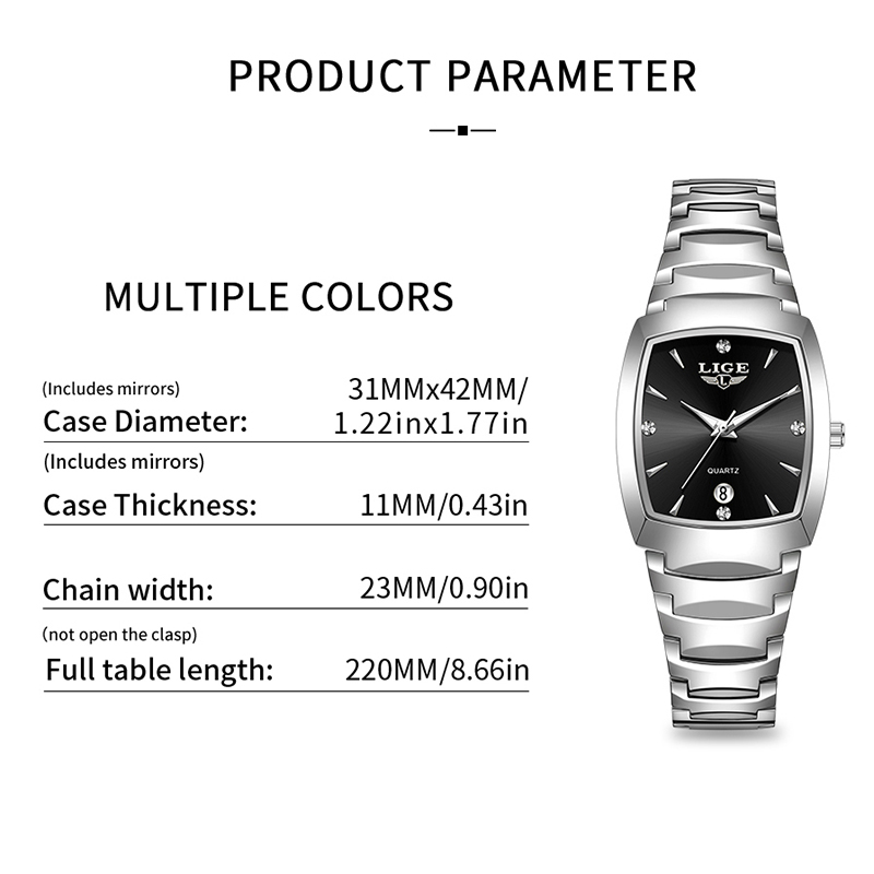 LIGE Jam Tangan Wanita Bisnis  - Fashion Women Watch ulasan dan harga