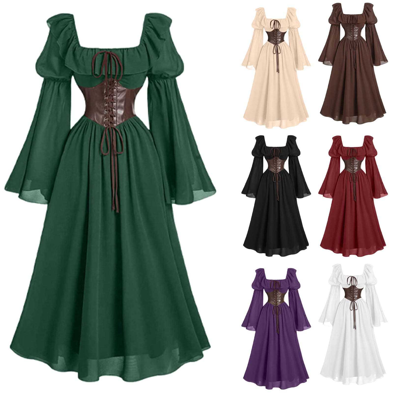 Gaun Panjang Wanita Lengan Pan - Women'S Fashion Renaissance Period ulasan dan harga